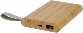 Tulda-varavirtalähde, 5 000 mAh, bambua