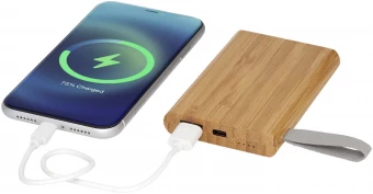 Tulda-varavirtalähde, 5 000 mAh, bambua