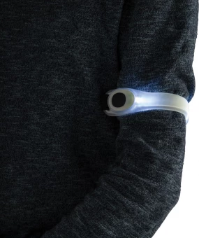 Safety led strap, red