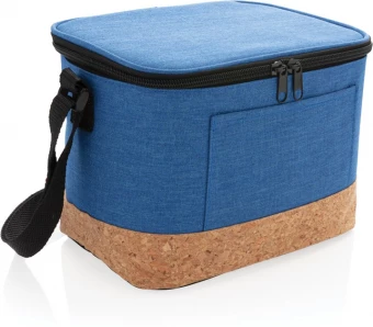 Two tone cooler bag with cork detail