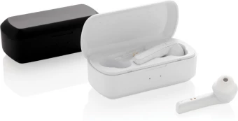 Free Flow TWS austiņas uzlādes maciņā