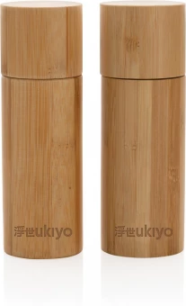 Ukiyo bambusest soola- ja pipraveski komplekt