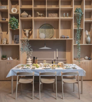 Ukiyo bambusest soola- ja pipraveski komplekt