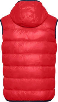 Ülikerge läikiv kapuutsiga sulevest meestele