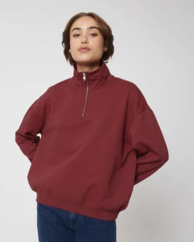 Lyhyellä vetoketjulla varustettu unisex pusero MILLER DRY