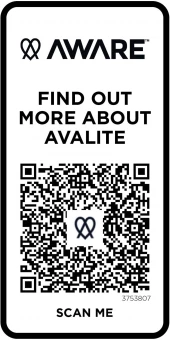 Avalite lyhythihainen t-paita, unisex t-paita kierrätetystä materiaalista Aware™ alkuperä QR-koodi