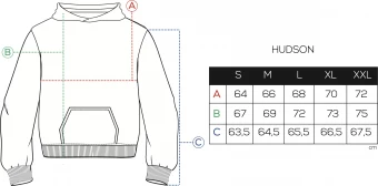Unisex T-särk Hudson Tee