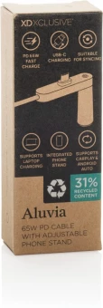 USB-C kaabel telefonialusega Aluvia 65W