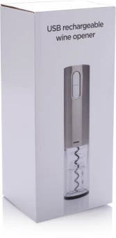 Sähköinen viininavaaja - USB ladattava, harmaa