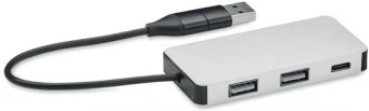 USB-jaotur  HUB-C