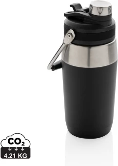 Ruostumattomasta teräksestä valmistettu pullo 500ml