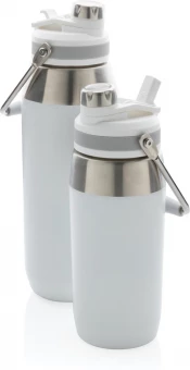 Vacuum stainless steel dual function lid bottle 500ml