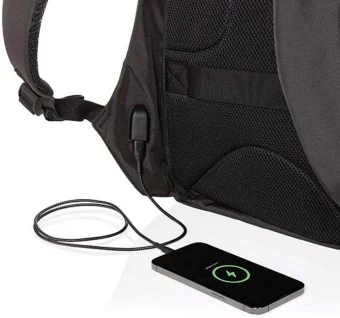 Swiss Peak AWARE™ varkaudenestoreppu 15.6" kannettavalle tietokoneelle, musta