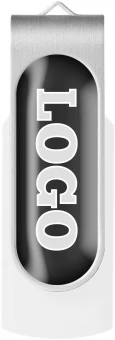 Värviline USB 3.0 mälupulk kristallkleebisega