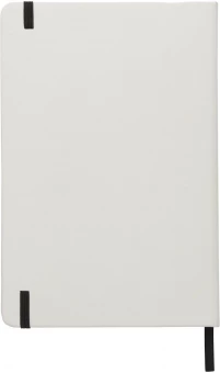 Spectrum-muistivihko, koko A5, valkoinen, värillinen nauha