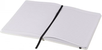 Spectrum-muistivihko, koko A5, valkoinen, värillinen nauha