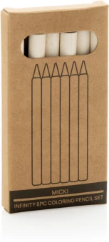 Värvipliiatsite komplekt Micki GRS 6tk