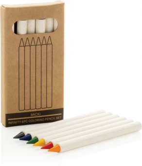 Värvipliiatsite komplekt Micki GRS 6tk