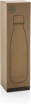 Eureka RCS sertifioitu kierrätetystä materiaalista ja ruostomattomasta teräksestä valmistettu vesipullo