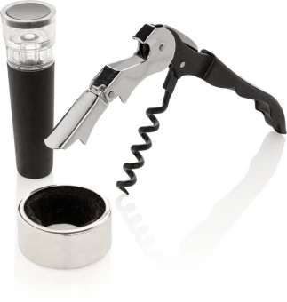 Vino Sommelier setti 3kpl, hopea