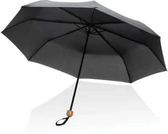 20.5" Impact AWARE™ RPET 190T Pongee bambusateenvarjo