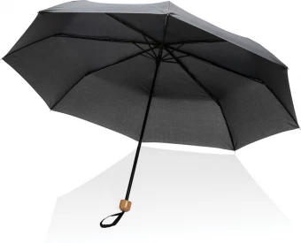 20.5" Impact AWARE™ RPET 190T Pongee bambusateenvarjo
