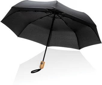 21" Impact AWARE™ RPET 190T auto open/close bambusateenvarjo