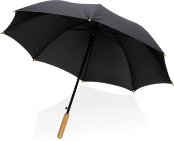 23" Impact AWARE™ RPET 190T auto-open bambusateenvarjo
