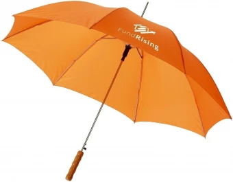 23” Lisa-sateenvarjo puukahvalla, automaattisesti avautuva