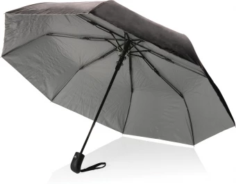 21" Impact AWARE™ RPET 190T Pongee kaksivärinen sateenvarjo