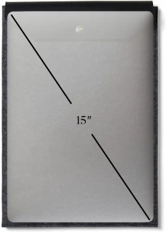 VINGA Albon GRS recycled felt 14" laptop sleeve