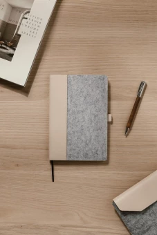 VINGA Albon GRS taaskasutatud vildist märkmik