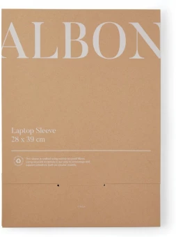 VINGA Albon taaskasutatud vildist sülearvuti ümbris 17"