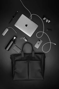 VINGA Baltimore hybridi toimistolaukku, musta