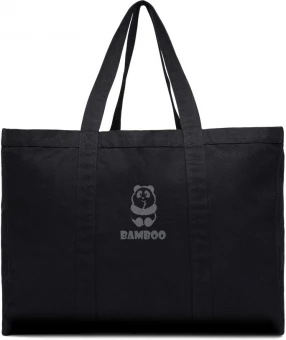 VINGA Hilo AWARE musta värvi taaskasutatud kanga kauba kott