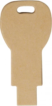 Avaimenmuotoinen kierrätyspaperista valmistettu USB 2.0