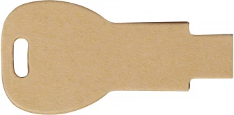 Avaimenmuotoinen kierrätyspaperista valmistettu USB 2.0