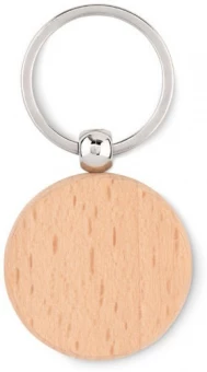 Pyöreä puinen avaimenperä