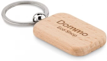 Kulmikas puinen avaimenperä