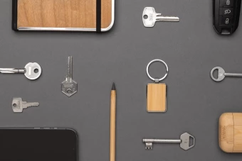 Võtmehoidja bambusega