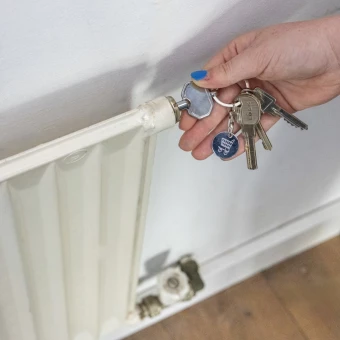 Võtmehoidja kärumündiga