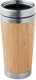 Bamboo double wall travel cup