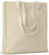 Cotton shopping bag w/ gussets