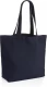 Impact AWARE™ recycled canvas shopper w/pocket 240gsm undyed, off white