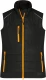 Mitmematerjaliline softshell vest