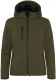 Polsterdatud softshell-jope naistele kapuutsiga