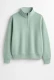 Unisex puolivetoketjullinen collegepaita SAREK