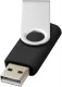 Pöörleva logoplaadiga USB-mälupulk Basic, 32 GB