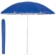 Portable sun shade umbrella in 210T polyester with inner UV coating for instant protection (SPF 30+). Lightweight and adjustable. Portable pouch included. Ø 150 cm.