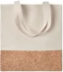 Shopping bag w/ cork details